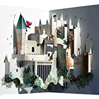 Forever Handmade Cards Pop Ups POP90 - Tarjeta tipo pop-up cortada con láser- diseño de Hogwarts